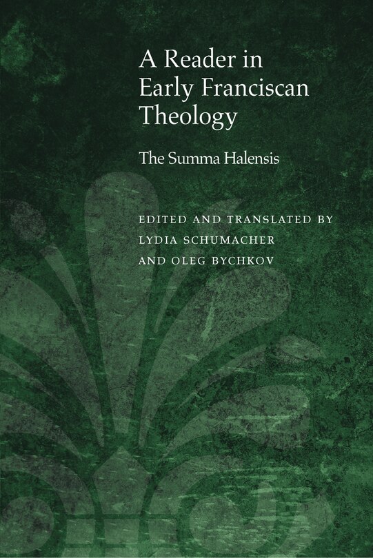 Front cover_A Reader In Early Franciscan Theology