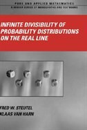 Front cover_Infinite Divisibility of Probability Distributions on the Real Line