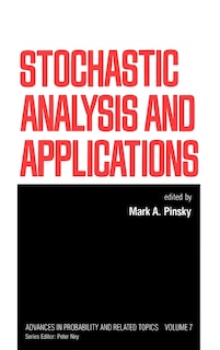 Couverture_Stochastic Analysis And Applications