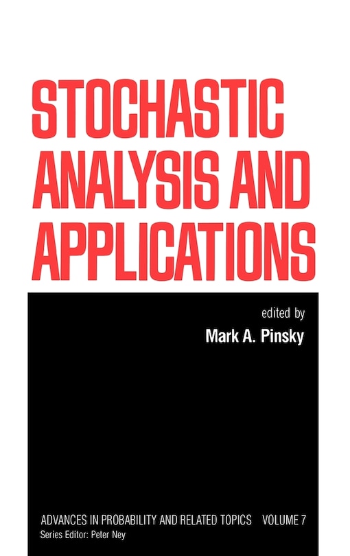 Couverture_Stochastic Analysis And Applications