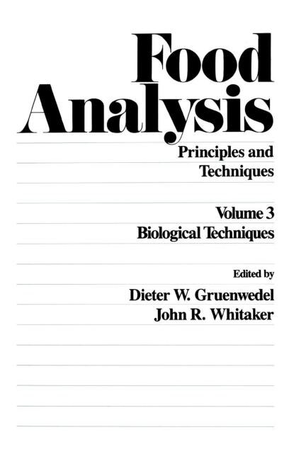 Front cover_Food Analysis