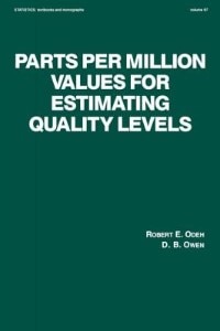Front cover_Parts Per Million Values For Estimating Quality Levels