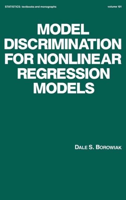 Couverture_Model Discrimination For Nonlinear Regression Models