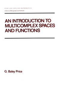 Front cover_An Introduction to Multicomplex Spates and Functions