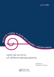 Front cover_Optimal Control Of Differential Equations