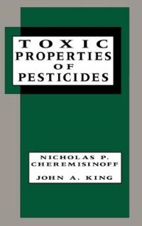 Front cover_Toxic Properties Of Pesticides