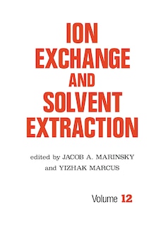 Front cover_Ion Exchange And Solvent Extraction