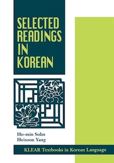 Front cover_Selected Readings In Korean