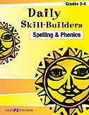 Front cover_Daily Skill-builders For Spelling & Phonics: Grades 3-4