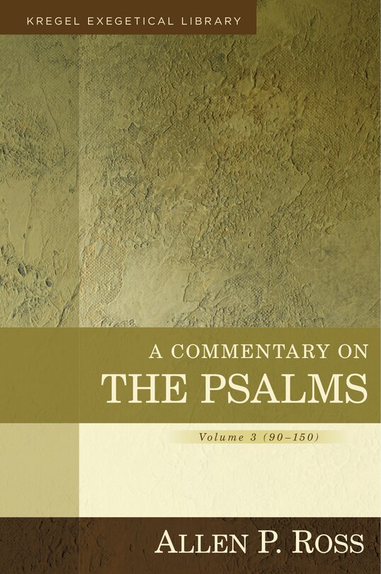 Front cover_A Commentary on the Psalms