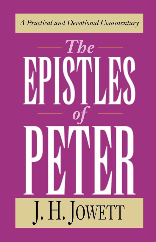 Front cover_The Epistles Of Peter