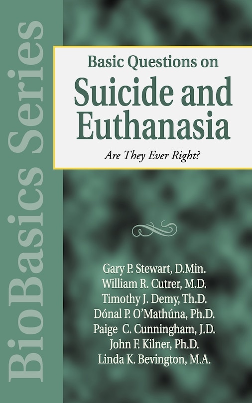 Basic Questions On Suicide And Euthanasia