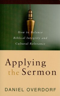 Front cover_APPLYING THE SERMON