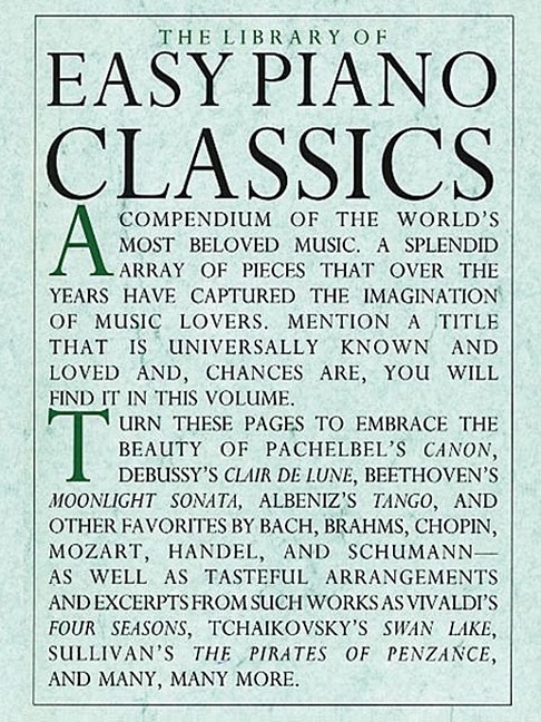 Front cover_Library of Easy Piano Classics