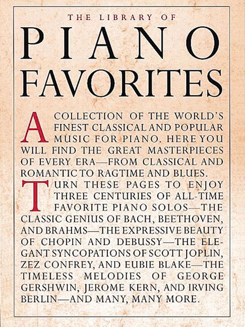 Front cover_Library of Piano Favorites