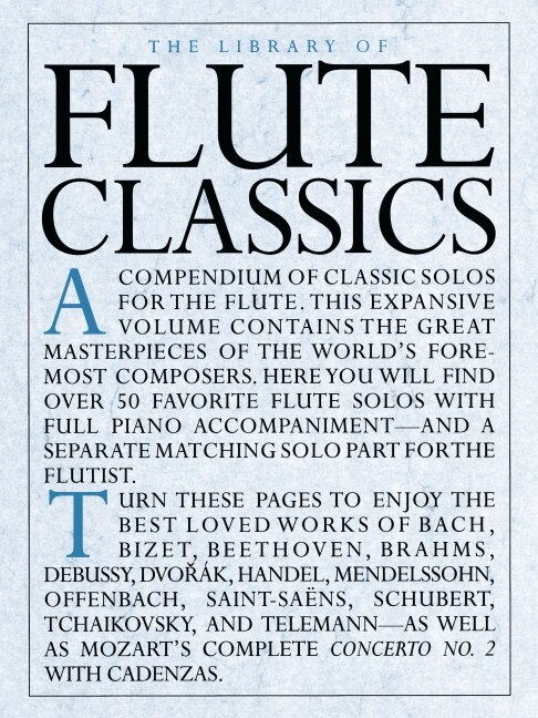 Couverture_The Library of Flute Classics