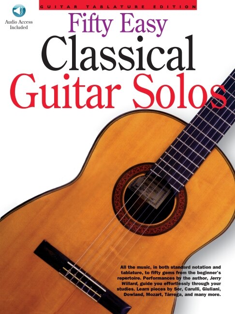 Front cover_50 Easy Classical Guitar Solos
