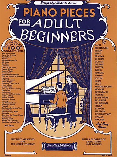 Front cover_Piano Pieces For The Adult Beginner