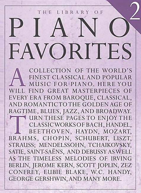 Library Of Piano Favorites - Volume 2