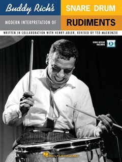 Front cover_Buddy Rich's Modern Interpretation of Snare Drum Rudiments Book/Online Audio