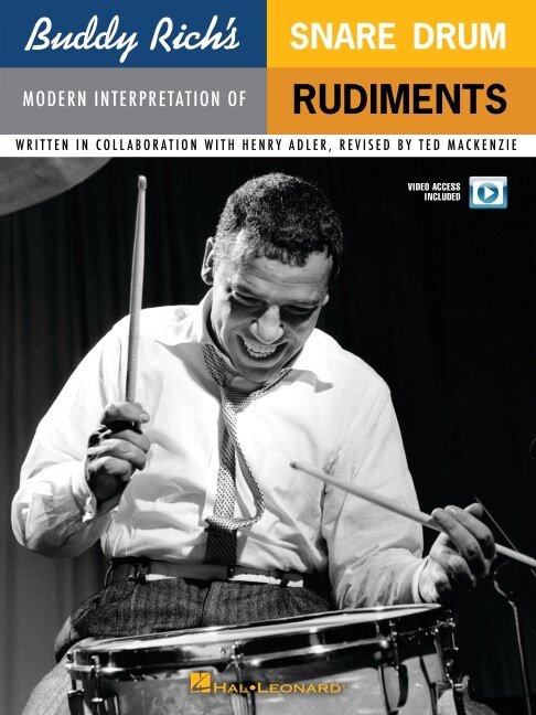 Front cover_Buddy Rich's Modern Interpretation of Snare Drum Rudiments Book/Online Audio