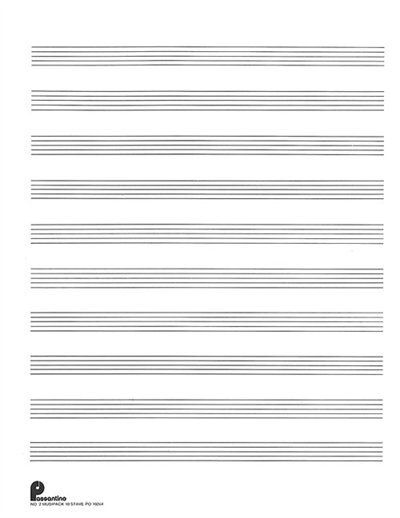 Front cover_Musipack 3 Ring Filler No. 2: 10-stave