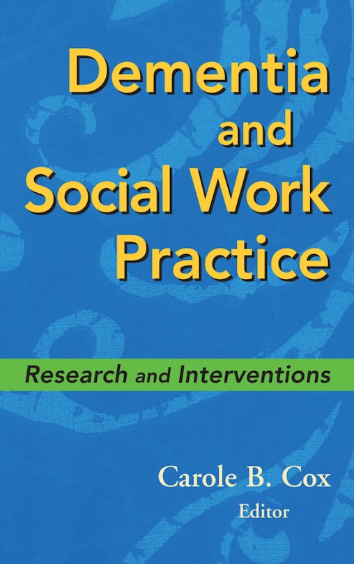 Front cover_Dementia and Social Work Practice
