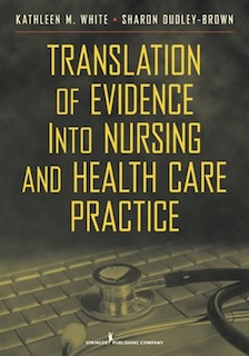Couverture_Translation of Evidence into Nursing and Health Care Practice