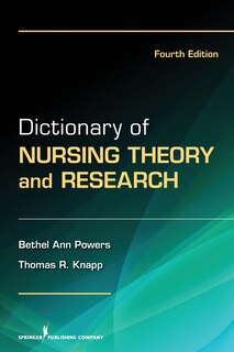 Front cover_Dictionary Of Nursing Theory And Research