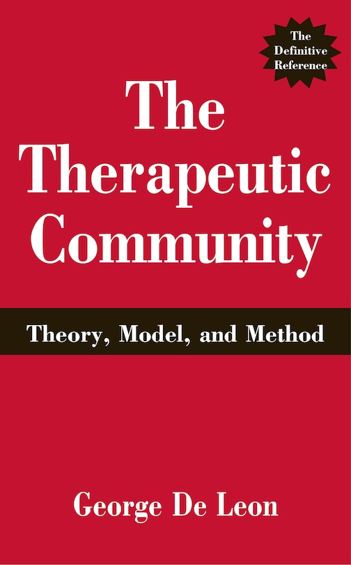 Front cover_The Therapeutic Community