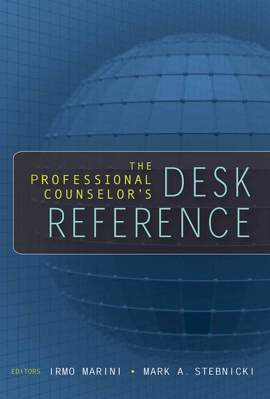 Front cover_The Professional Counselor's Desk Reference