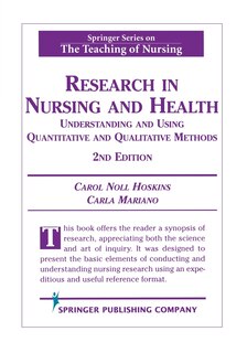 Front cover_Research in Nursing and Health