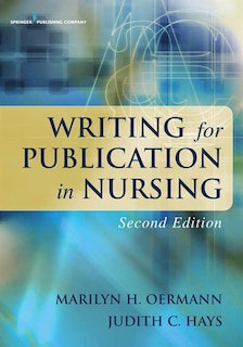 Front cover_Writing for Publication in Nursing