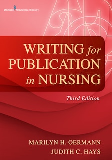 Front cover_Writing For Publication In Nursing