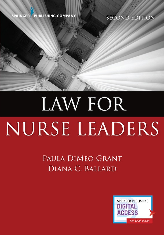 Front cover_Law For Nurse Leaders
