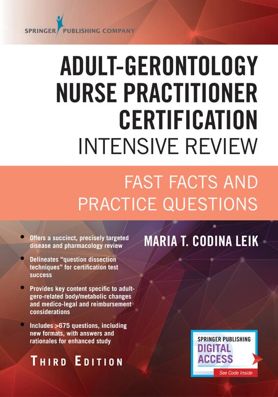 Front cover_Adult-gerontology Nurse Practitioner Certification Intensive Review