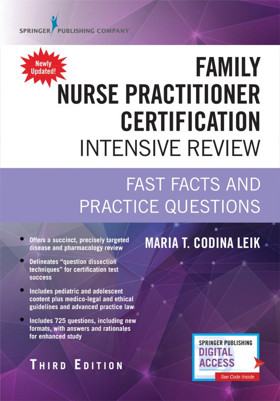 Front cover_Family Nurse Practitioner Certification Intensive Review