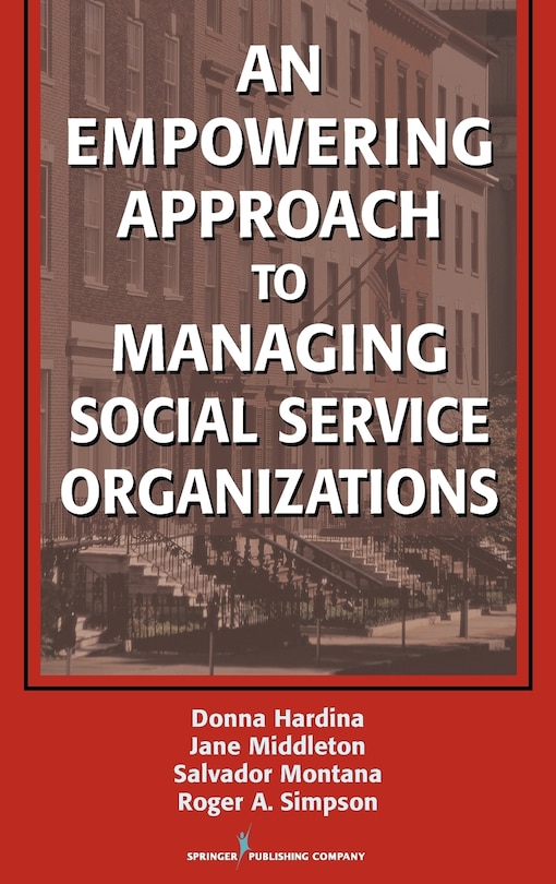 Couverture_An Empowering Approach to Managing Social Service Organizations