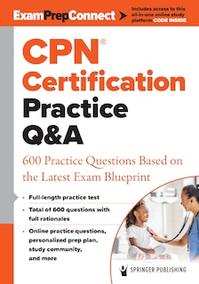 Front cover_CPN Certification Practice Q and A