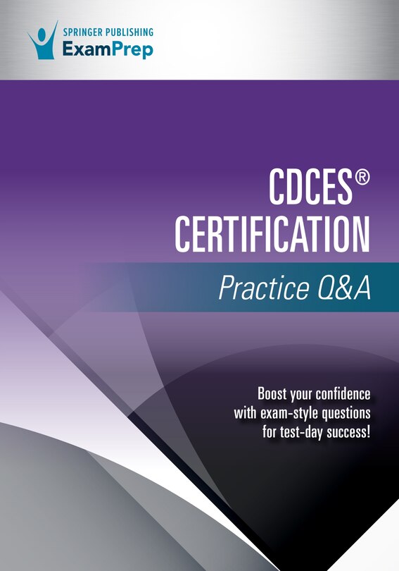 Front cover_CDCES Certification Practice Q and A