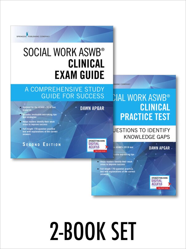 Couverture_Social Work Aswb Clinical Exam Guide And Practice Test Set