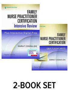 Family Nurse Practitioner Certification Intensive Review, Fourth Edition, and Q and A Flashcards Set