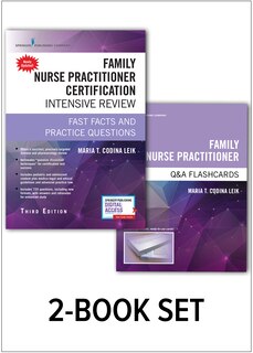 Front cover_Family Nurse Practitioner Certification Intensive Review, And Q And A Flashcards Set