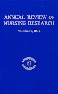 Front cover_Annual Review of Nursing Research, Volume 12, 1994