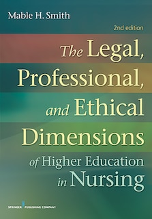 Couverture_The Legal, Professional, and Ethical Dimensions of Education in Nursing