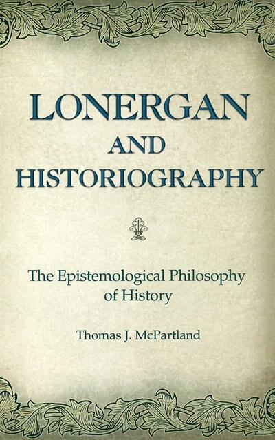 Couverture_Lonergan And Historiography