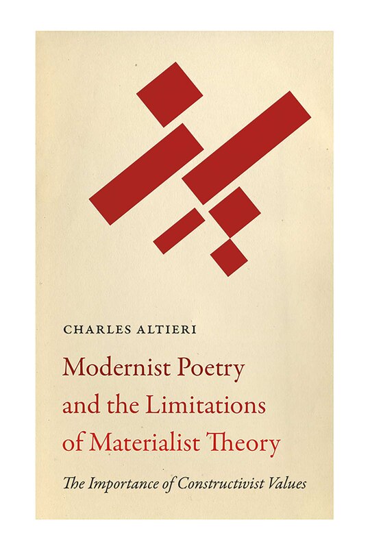 Front cover_Modernist Poetry And The Limitations Of Materialist Theory