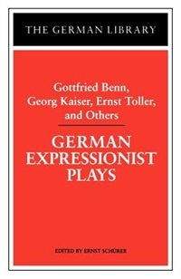 Couverture_German Expressionist Plays