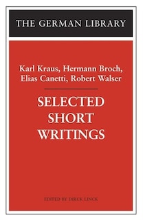 Front cover_Selected Short Writings