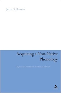 Front cover_Acquiring a Non-Native Phonology